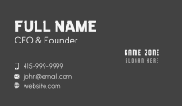 Gray Business Card example 4