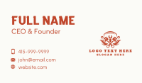 Wrench Piston Auto Repair Business Card