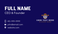 Mexican Skull Sombrero Business Card