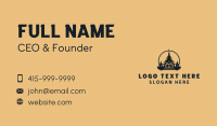 Asian Temple Architecture Business Card