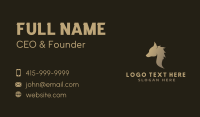 Gradient Fox Animal Business Card