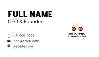 Sushi Bike Delivery Business Card