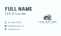Abstract House Construction Business Card