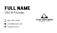  Contractor Digger Backhoe Business Card
