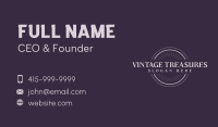 Vintage Elegant Cafe Business Card Image Preview