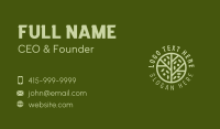 Tree Gardening Agriculture  Business Card Design