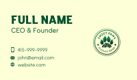 Paw Print Mountain Environment Business Card Image Preview