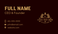 Luxury Wing Shield Business Card Design