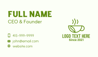 Leaf Herb Drink Business Card Design