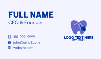 Online Dental Consultation Business Card Design