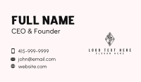 Skull Snake Dagger Business Card