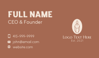 Candle Handicraft Business Card Design