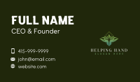 Nature Hand Wellness Business Card Image Preview