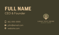 Organic Woman Tree Wellness Business Card