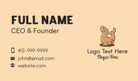 Happy Cute Seal  Business Card