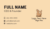 Happy Cute Seal  Business Card Design