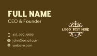 Luxury Shield Crown Business Card