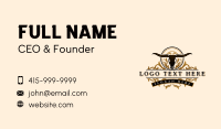 Bull Ranch Cattle Business Card