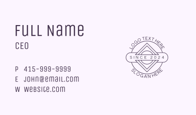 Generic Company Studio Business Card Image Preview
