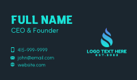 Water Supply Droplet    Business Card Design