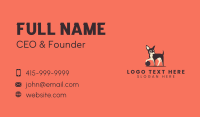 Chihuahua Pet Ball Business Card