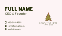 Christmas Holiday Decoration  Business Card