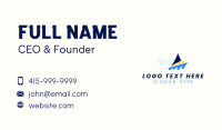 Ocean Boat Sailing  Business Card Design