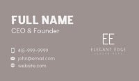 Elegant Generic Letter Business Card Image Preview