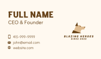 Hound Dog Training Business Card Image Preview