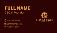 Gold Luxury Hotel Business Card