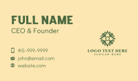 Flower Ornament Spa Business Card