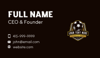 Soccer Football Athlete Business Card Design