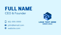 Blue Property Building Business Card