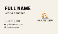 Log Loader Construction Machine Business Card