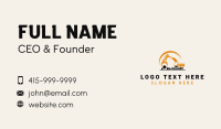Construction Worker Business Card example 3