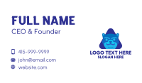 Blue Triangle Business Card example 3