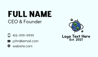 Planet Earth Egg Business Card