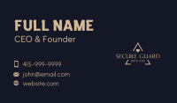 Jewel Emblem Wordmark Business Card