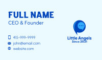 Messaging Chat Bubble Business Card