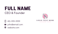 Makeup Beautician Cosmetics Business Card