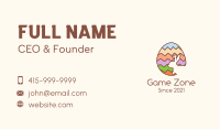 Colorful Easter Egg Business Card
