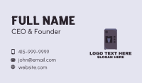 Equipment Business Card example 3