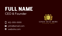 Elegant Premium Shield Business Card