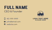 Campground Business Card example 3