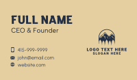 Forest Mountain Peak Business Card