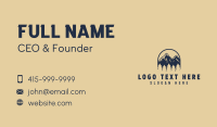 Forest Mountain Peak Business Card