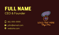 Disco Business Card example 2