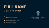 Royal Crown Banner Business Card Design