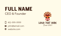 Tribal Mask Business Card example 3