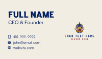 Bowling Alley Building Business Card